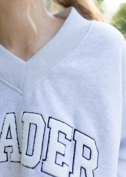 reader v-neck sweatshirt