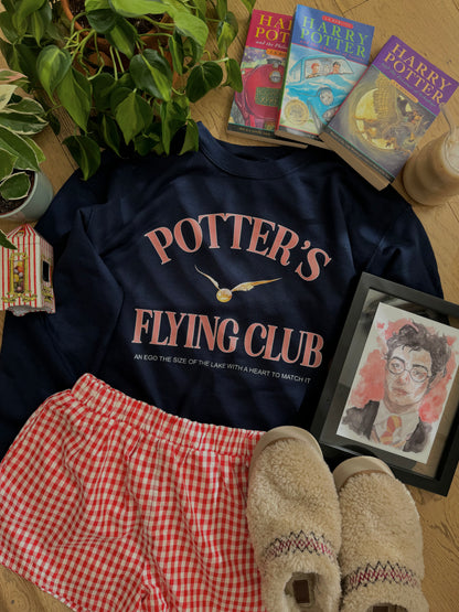 potter's flying club crewneck